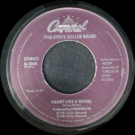 The Steve Miller Band - Heart Like A Wheel / True Fine Love side A