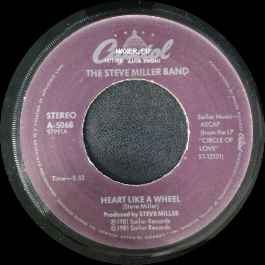 The Steve Miller Band - Heart Like A Wheel / True Fine Love side A