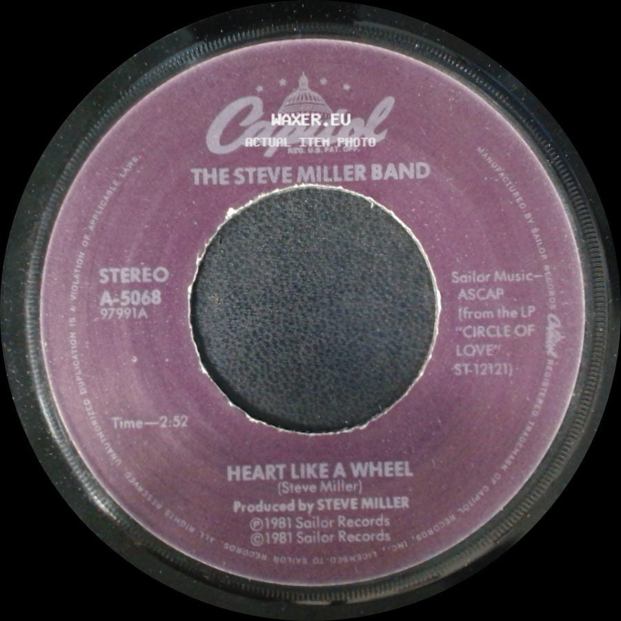 The Steve Miller Band - Heart Like A Wheel / True Fine Love side A