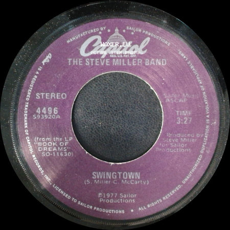 The Steve Miller Band - Swingtown / Winter Time side A
