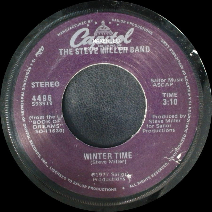 The Steve Miller Band - Swingtown / Winter Time side B