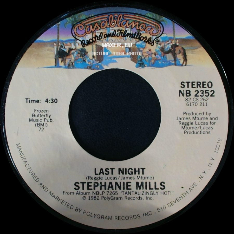 Stephanie Mills - Wailin' / Last Night side B
