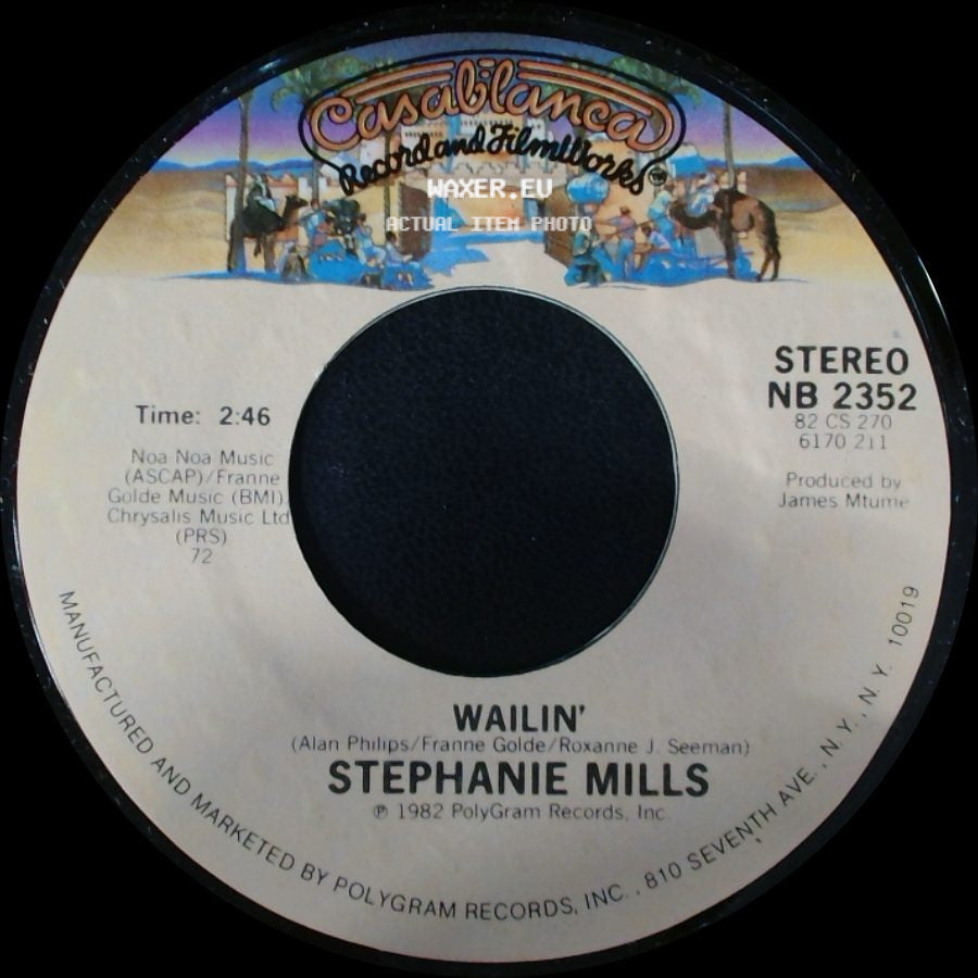 Stephanie Mills - Wailin' / Last Night side A