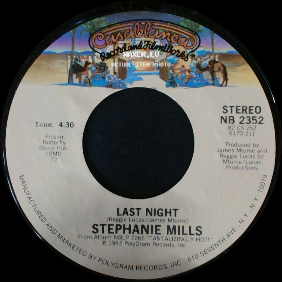 Stephanie Mills - Wailin' / Last Night side B