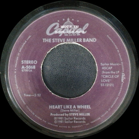 The Steve Miller Band - True Fine Love / Heart Like A Wheel side B