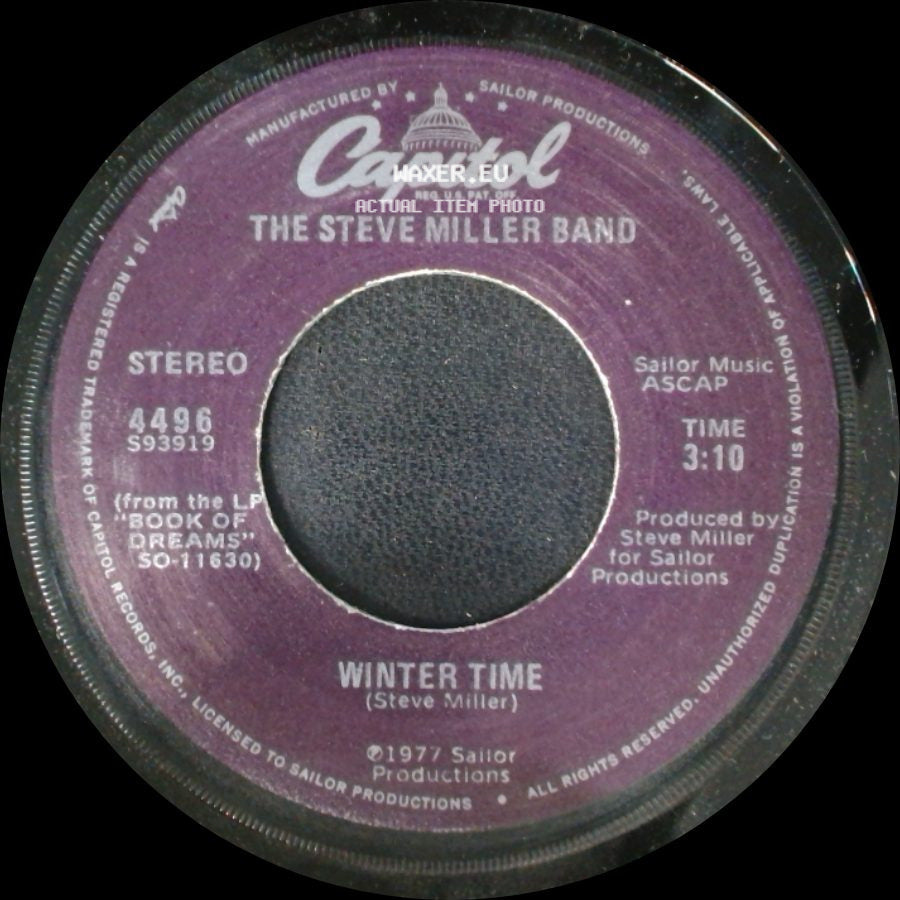 The Steve Miller Band - Swingtown / Winter Time side B