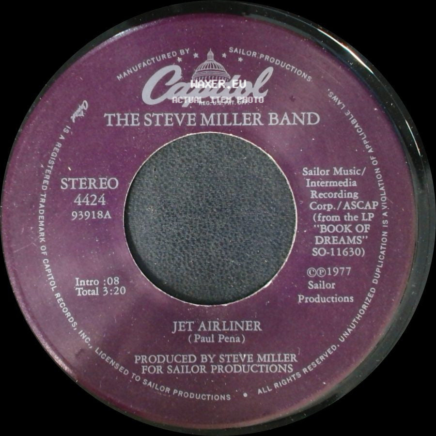 The Steve Miller Band - Jet Airliner / Babes In The Wood side A