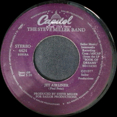 The Steve Miller Band - Jet Airliner / Babes In The Wood side A