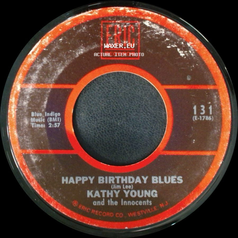 Kathy Young And The Innocents - Happy Birthday Blues / A Thousand Stars side A