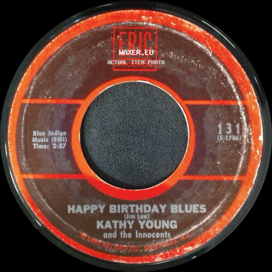 Kathy Young And The Innocents - A Thousand Stars / Happy Birthday Blues side B