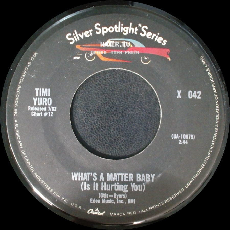 Timi Yuro - What's A Matter Baby (Is It Hurting You) / Hurt side A