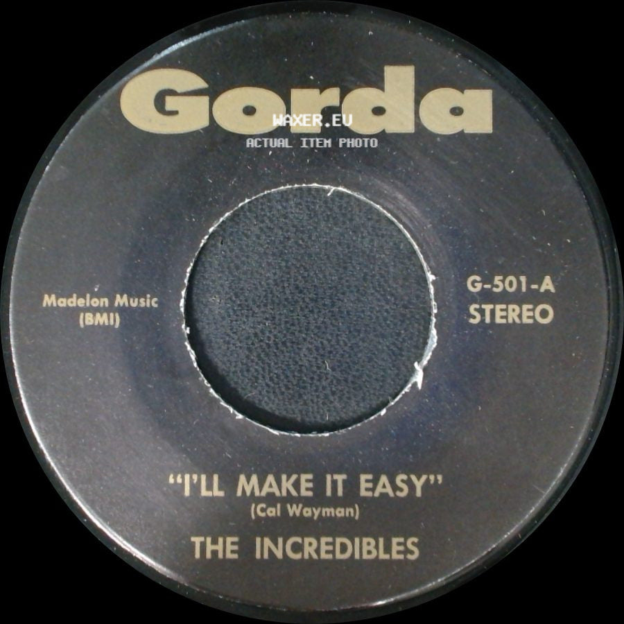 The Incredibles / The Younghearts - I'll Make It Easy / Me And You side A