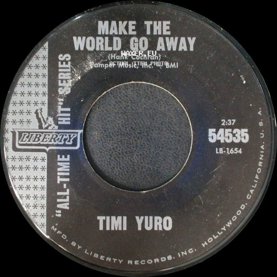 Timi Yuro - Make The World Go Away / Insult To Injury side A