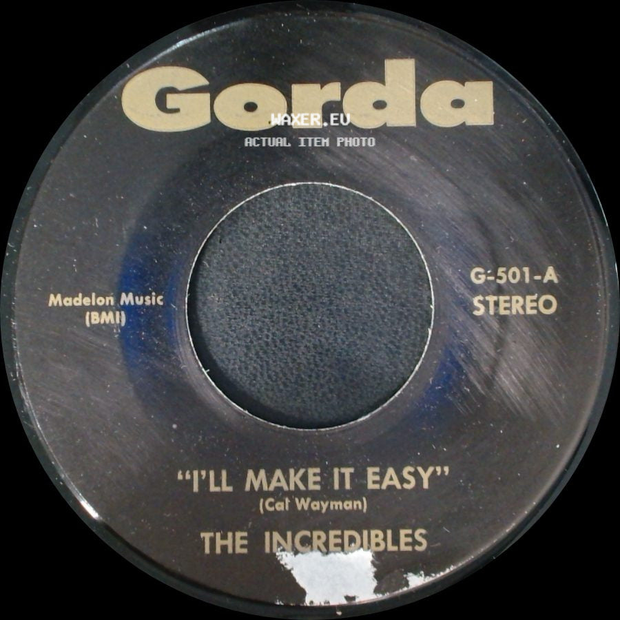 The Incredibles / The Younghearts - I'll Make It Easy / Me And You side A