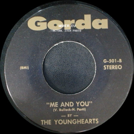 The Younghearts / The Incredibles - Me And You / "I'll Make It Easy" side A