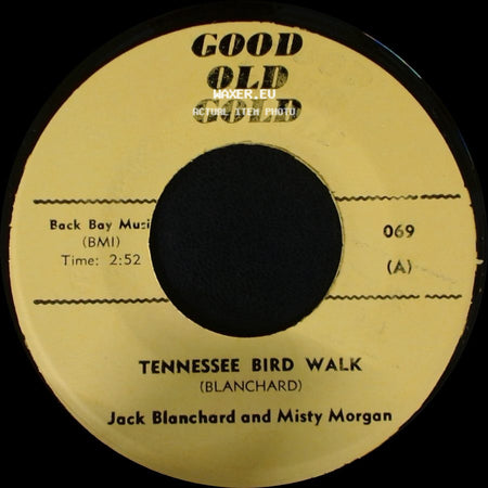 Jack Blanchard And Misty Morgan / The Young Hearts - Tennessee Bird Walk / Misty side A