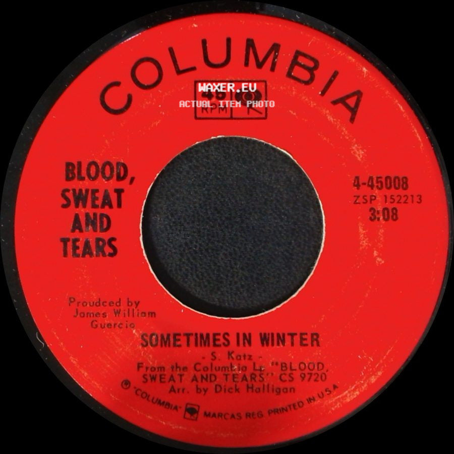 Blood, Sweat And Tears - Sometimes In Winter / And When I Die side A