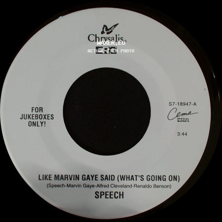 Speech - Like Marvin Gaye Said (What's Going On) / Impregnated Tidbits Of Dope Hits side A