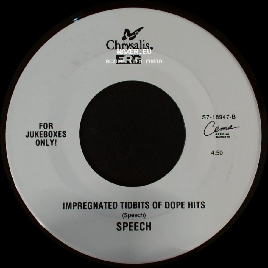 Speech - Like Marvin Gaye Said (What's Going On) / Impregnated Tidbits Of Dope Hits side B