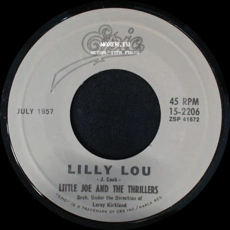 Little Joe And The Thrillers - Lilly Lou / Peanuts side A