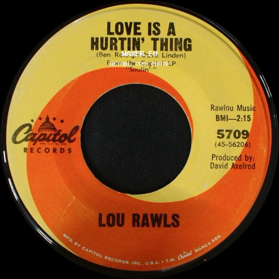 Lou Rawls - Love Is A Hurtin' Thing / Memory Lane side A