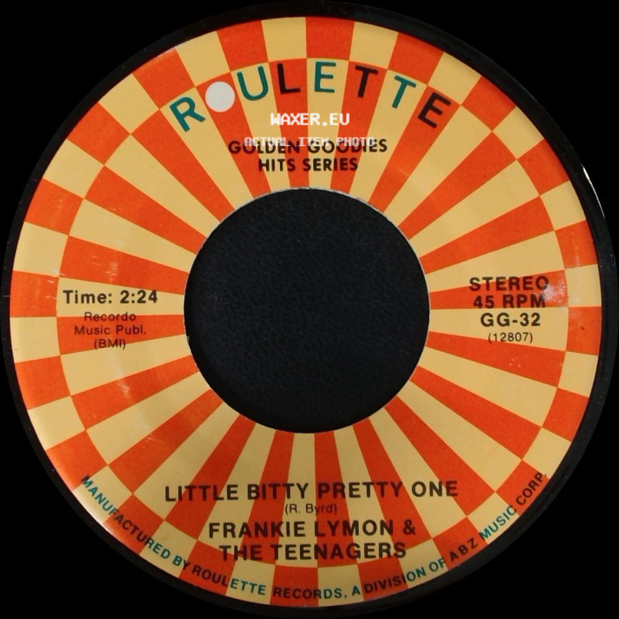 Frankie Lymon & The Teenagers - Paper Castles / Little Bitty Pretty One side B