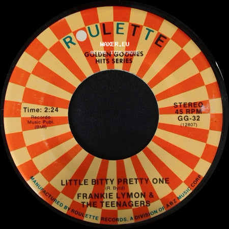 Frankie Lymon & The Teenagers - Paper Castles / Little Bitty Pretty One side B