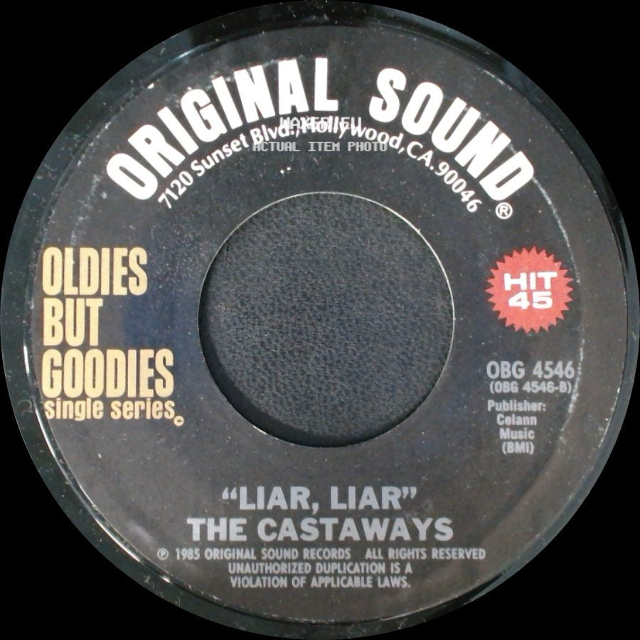 The Castaways / The Knickerbockers - Liar, Liar / Lies side A