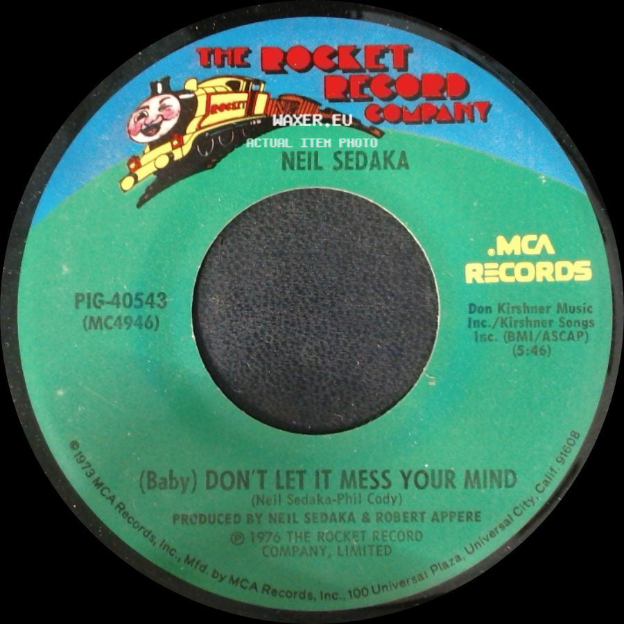 Neil Sedaka - (Baby) Don't Let It Mess Your Mind / Love In The Shadows side A