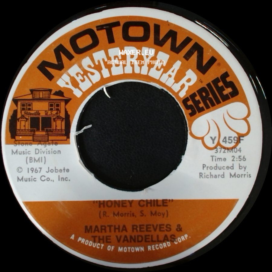 Martha Reeves & The Vandellas - Love Bug, Leave My Heart Alone / Honey Chile side B
