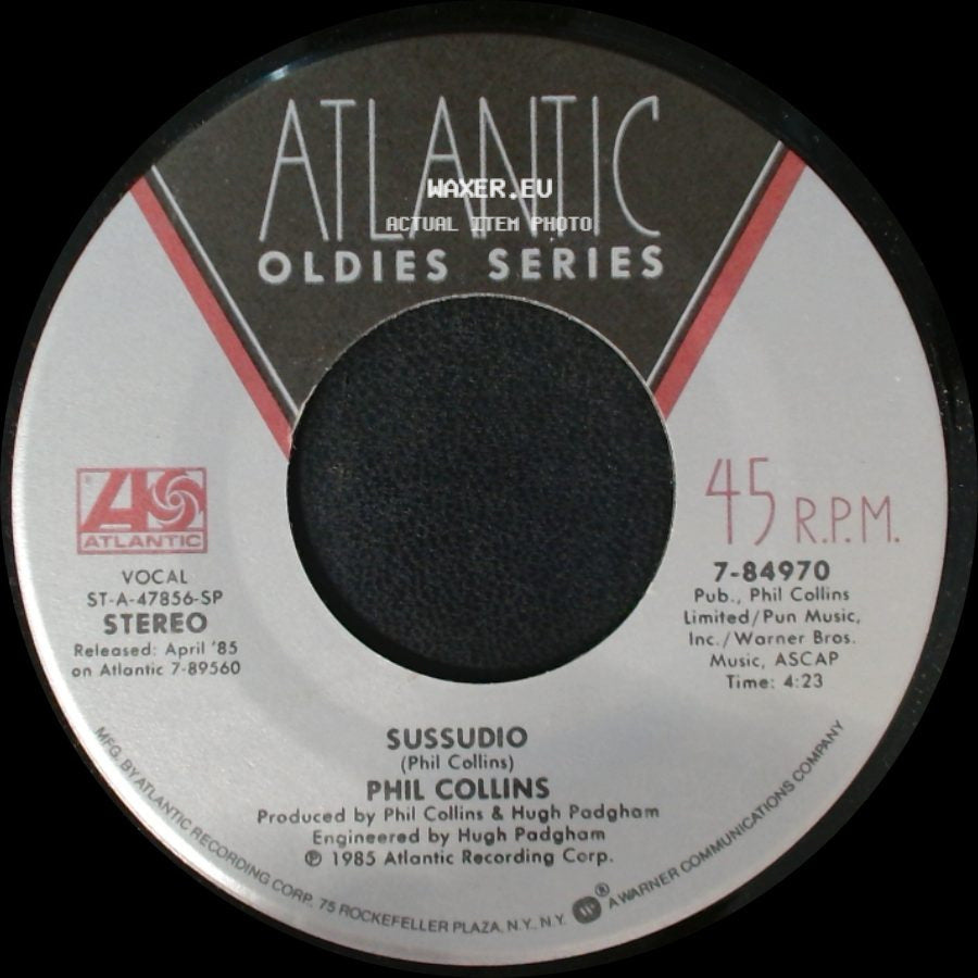 Phil Collins - Don't Lose My Number / Sussudio side B