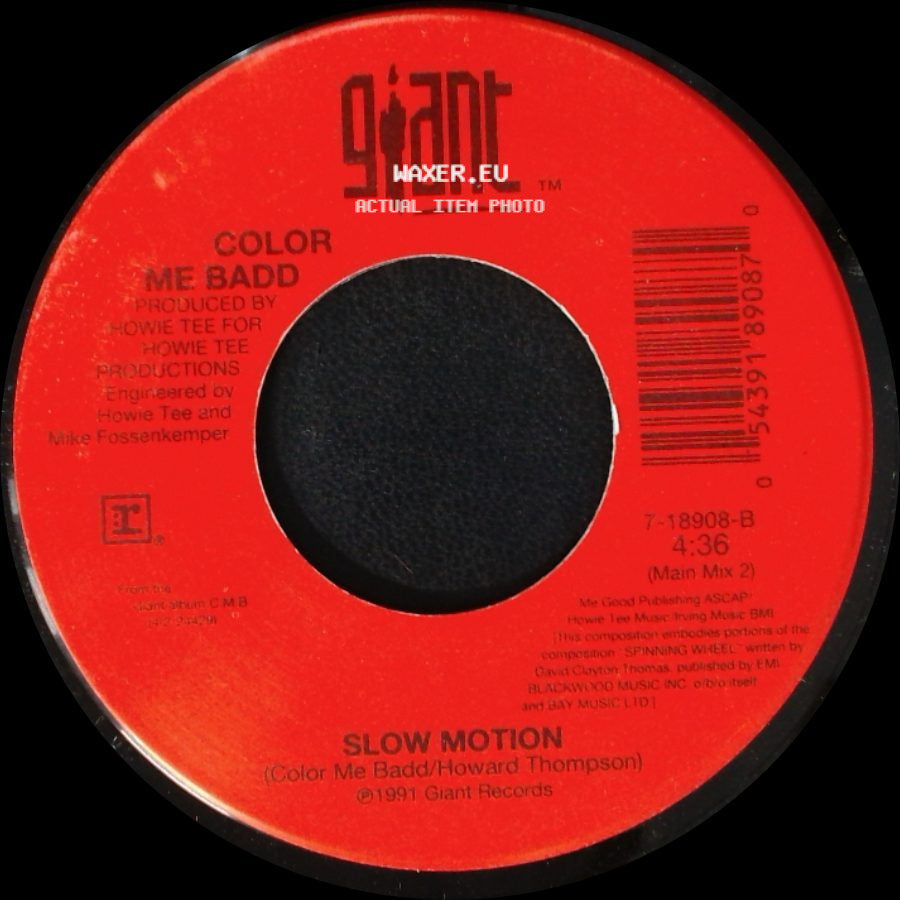 Color Me Badd - Slow Motion / Slow Motion side B