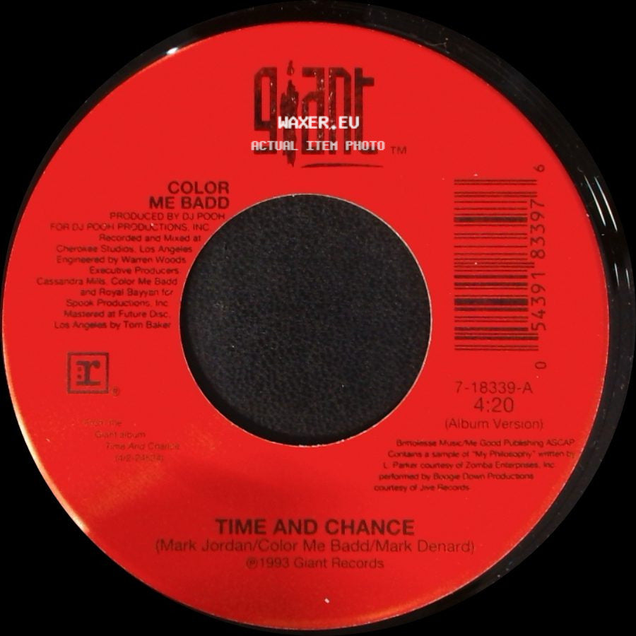 Color Me Badd - Time And Chance / Time And Chance side B