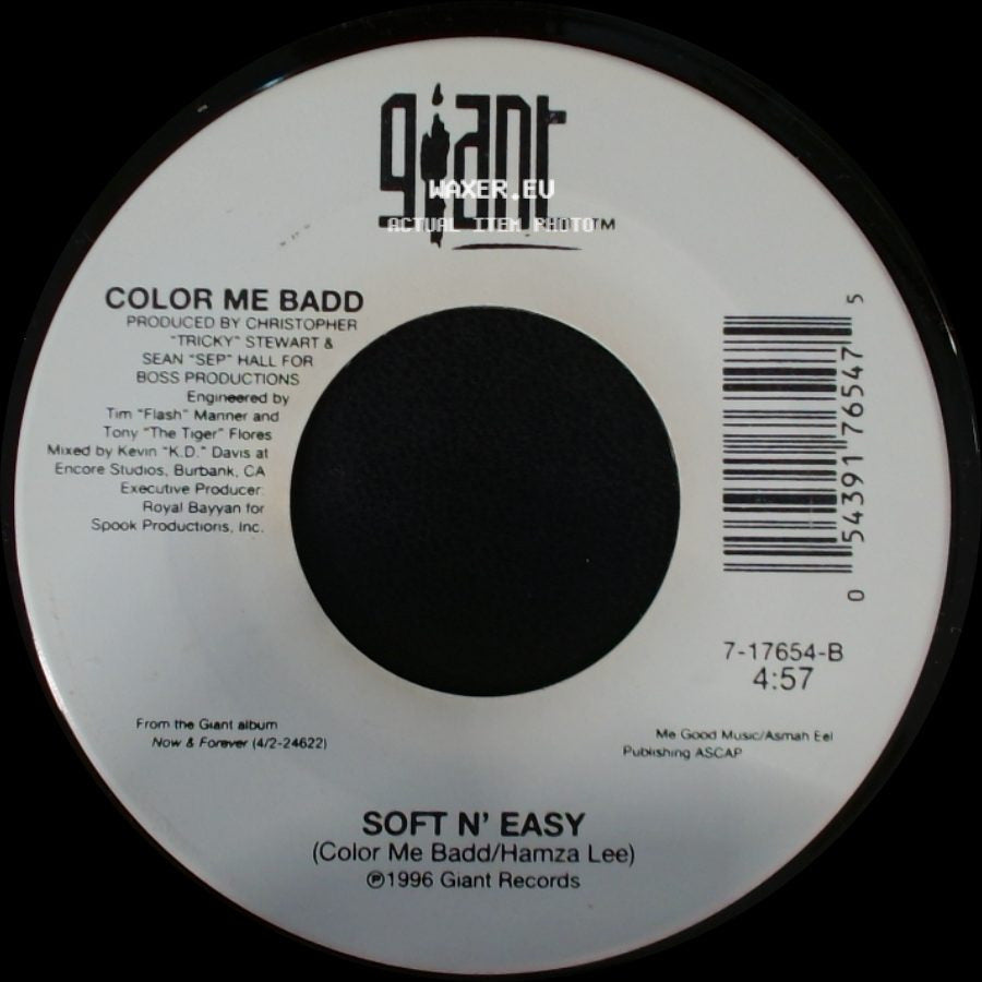 Color Me Badd - Soft N' Easy / The Earth, The Sun, The Rain side A