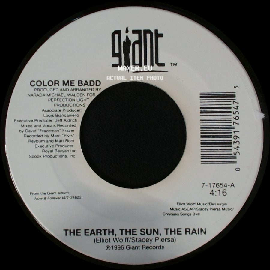 Color Me Badd - Soft N' Easy / The Earth, The Sun, The Rain side B