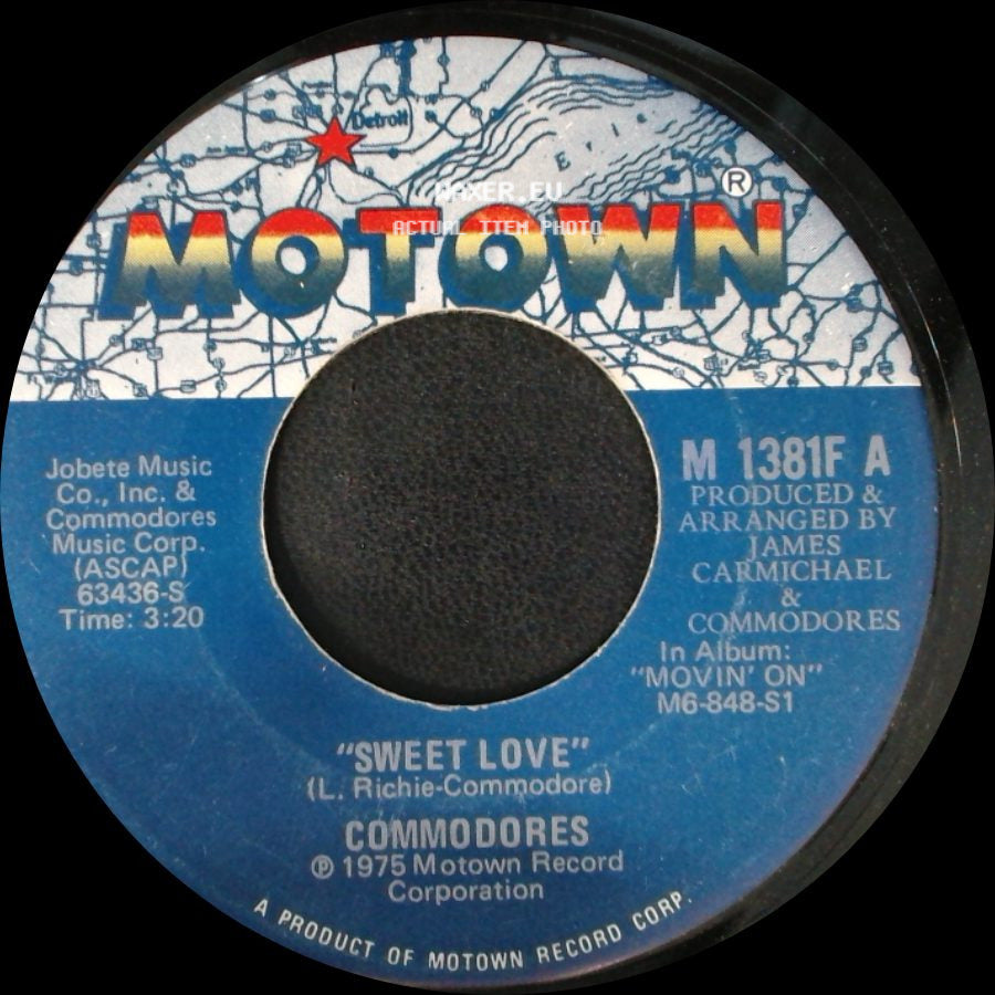 Commodores - Better Never Than Forever / Sweet Love side B