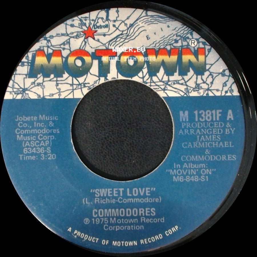 Commodores - Better Never Than Forever / Sweet Love side B