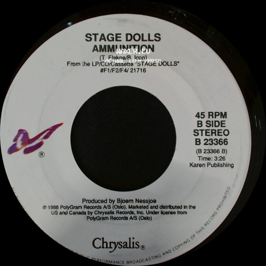 Stage Dolls - Love Cries / Ammunition side B