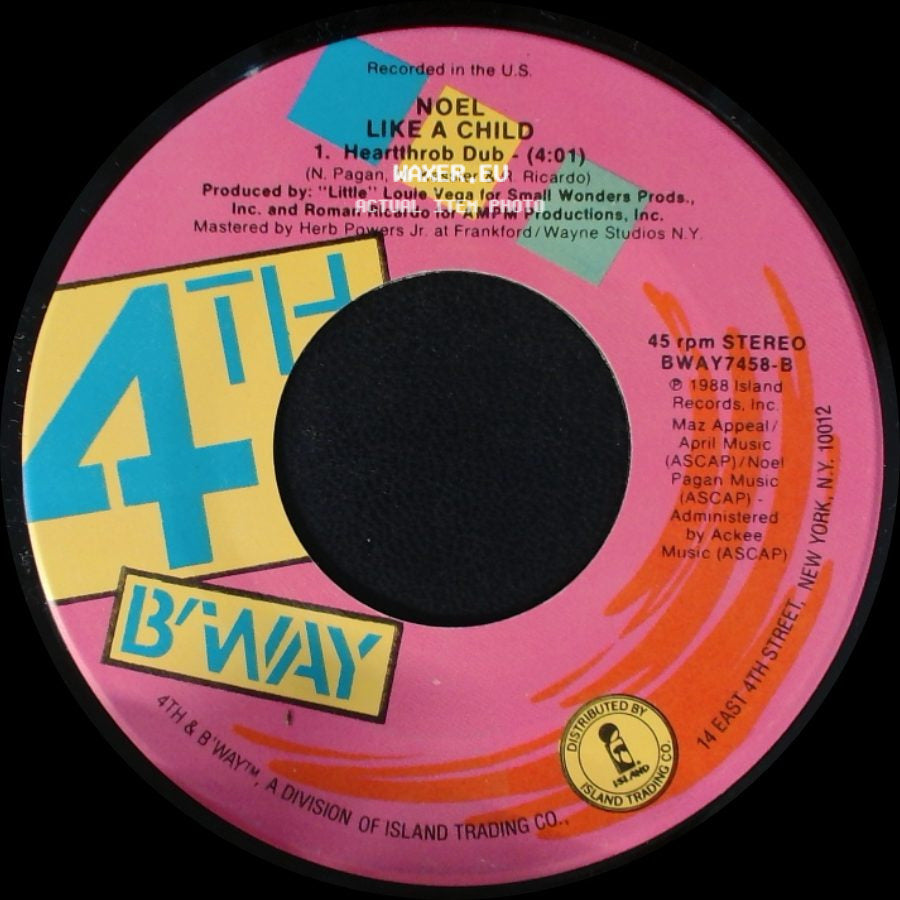 Noel - Like A Child / Like A Child side B