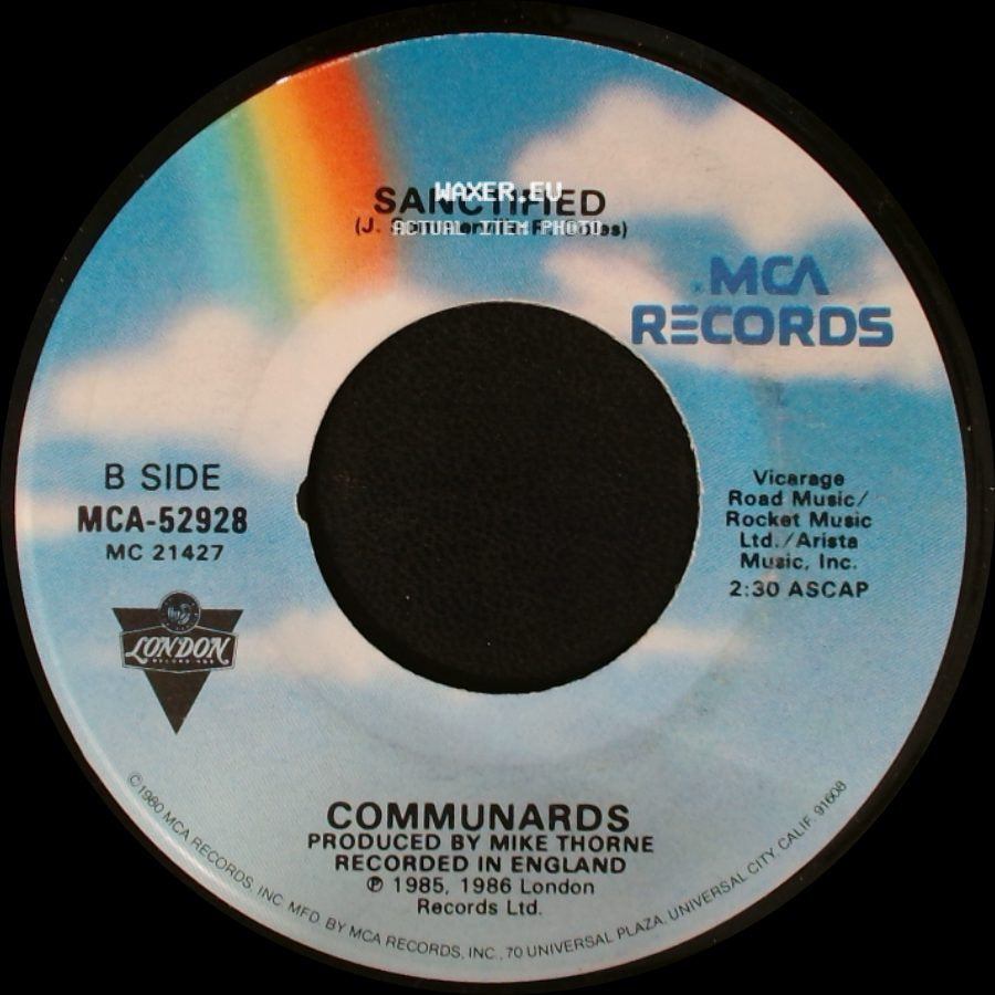 Communards - Don't Leave Me This Way / Sanctified side B