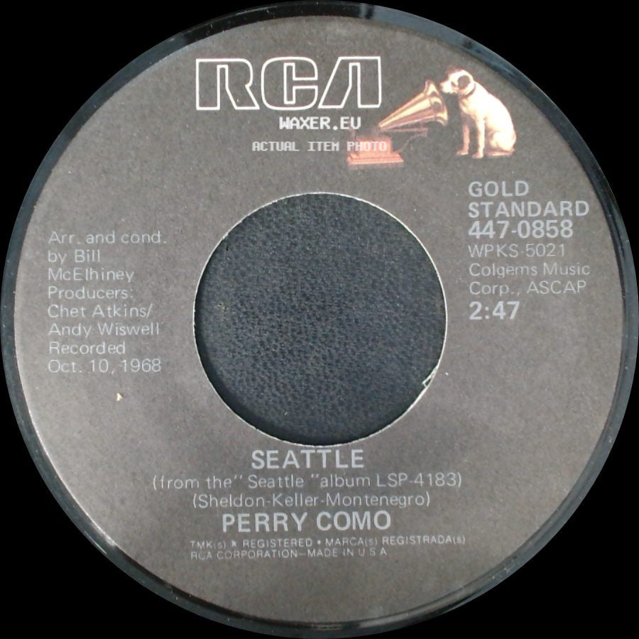 Perry Como - Seattle / It's Impossible side A