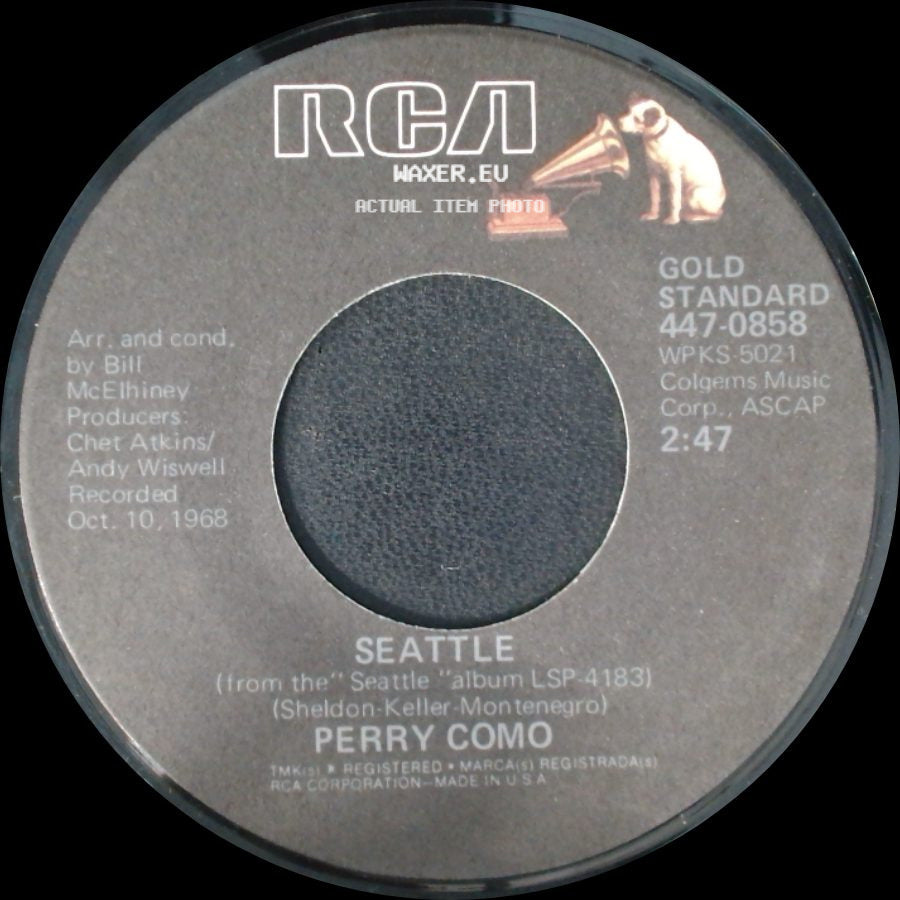 Perry Como - It's Impossible / Seattle side B