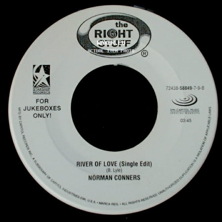 Norman Conners - Didn't I (Blow Your Mind This Time) (Radio Edit) / River Of Love (Single Edit) side B