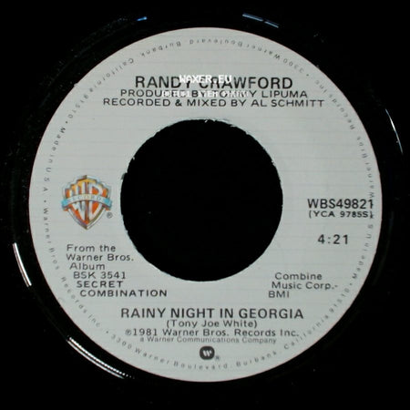 Randy Crawford - Rainy Night In Georgia / Rio De Janeiro Blue side A