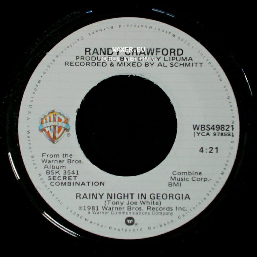 Randy Crawford - Rainy Night In Georgia / Rio De Janeiro Blue side A