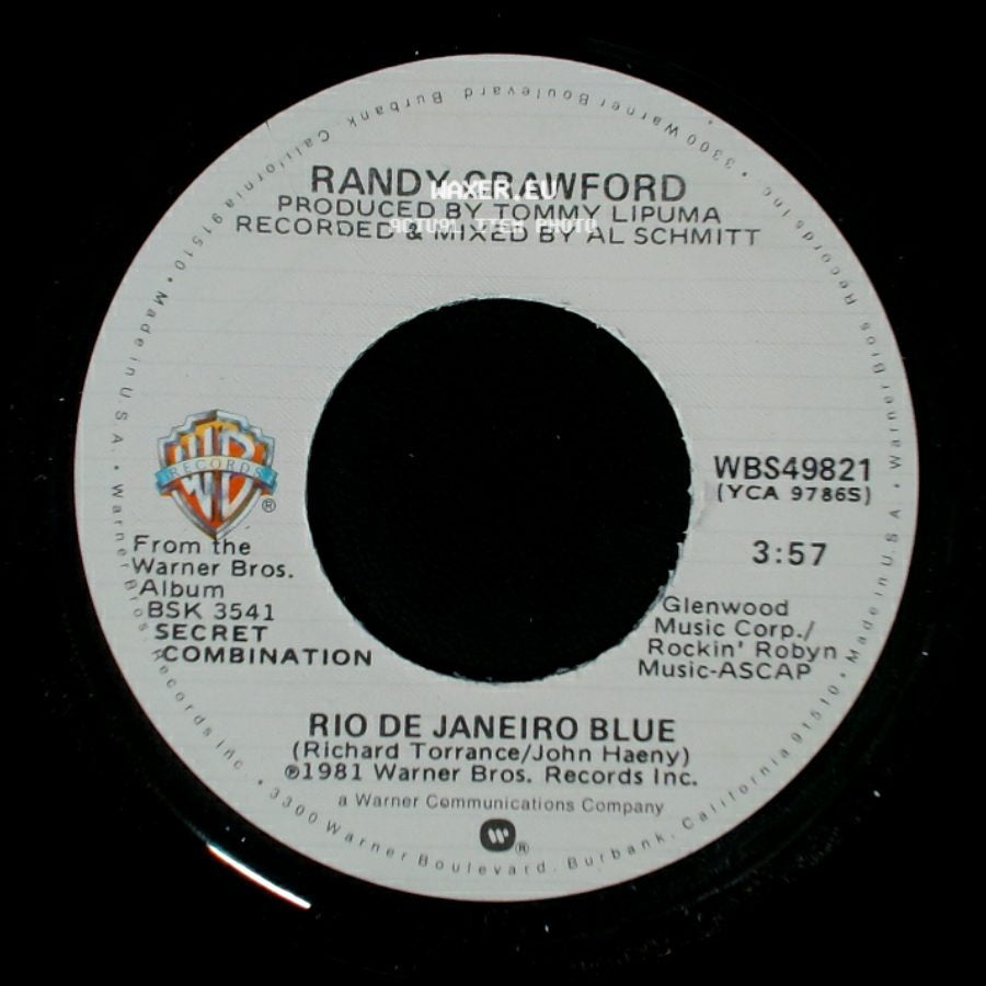 Randy Crawford - Rainy Night In Georgia / Rio De Janeiro Blue side B