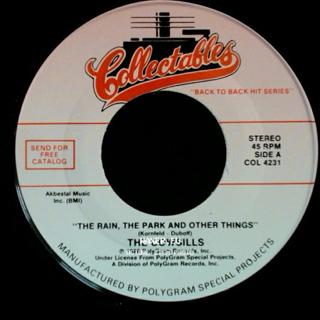 The Cowsills / Caravelles - The Rain, The Park And Other Things / You Don't Have To Be A Baby To Cry side A