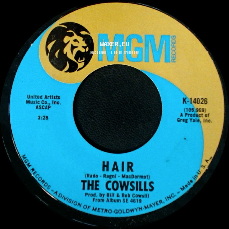 The Cowsills - Hair / What Is Happy? side A