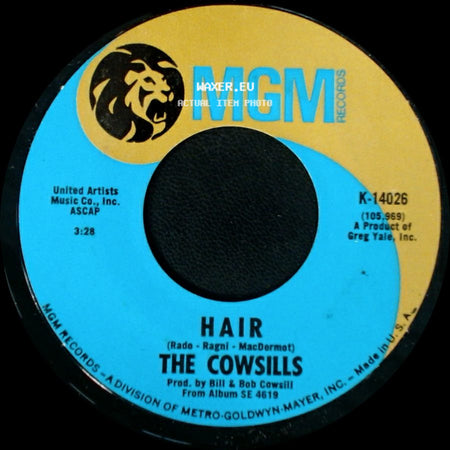 The Cowsills - Hair / What Is Happy? side A