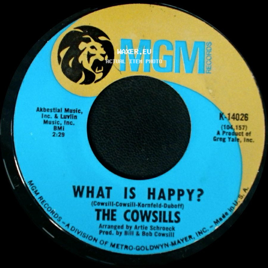 The Cowsills - Hair / What Is Happy? side B